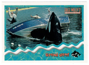 Grand Slam! (Trading Card) Free Willy 2 - 1995 Skybox # 58 - Mint