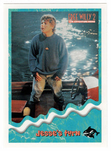 Jesse's Turn - As his Boat Slowly Sinks (Trading Card) Free Willy 2 - 1995 Skybox # 67 - Mint
