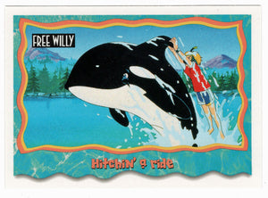 Hitchin' a Ride (Trading Card) Free Willy 2 - 1995 Skybox # 78 - Mint