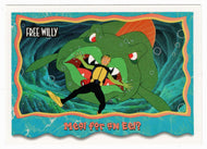 Meal for an Eel? (Trading Card) Free Willy 2 - 1995 Skybox # 81 - Mint