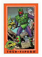 Toxo-Viper II - G.I. Joe Series 1 - 1991 Impel # 3 - Mint