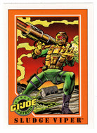 Sludge Viper - G.I. Joe Series 1 - 1991 Impel # 4 - Mint