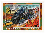 Rolling Thunder - G.I. Joe Series 1 - 1991 Impel # 9 - Mint