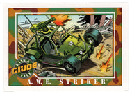 A.W.E. Striker - G.I. Joe Series 1 - 1991 Impel # 13 - Mint