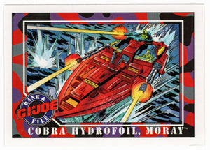 Cobra Hydrofoil, Moray - G.I. Joe Series 1 - 1991 Impel # 17 - Mint