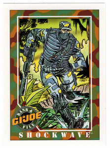 Shockwave - G.I. Joe Series 1 - 1991 Impel # 20 - Mint