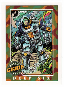 Deep Six - G.I. Joe Series 1 - 1991 Impel # 27 - Mint