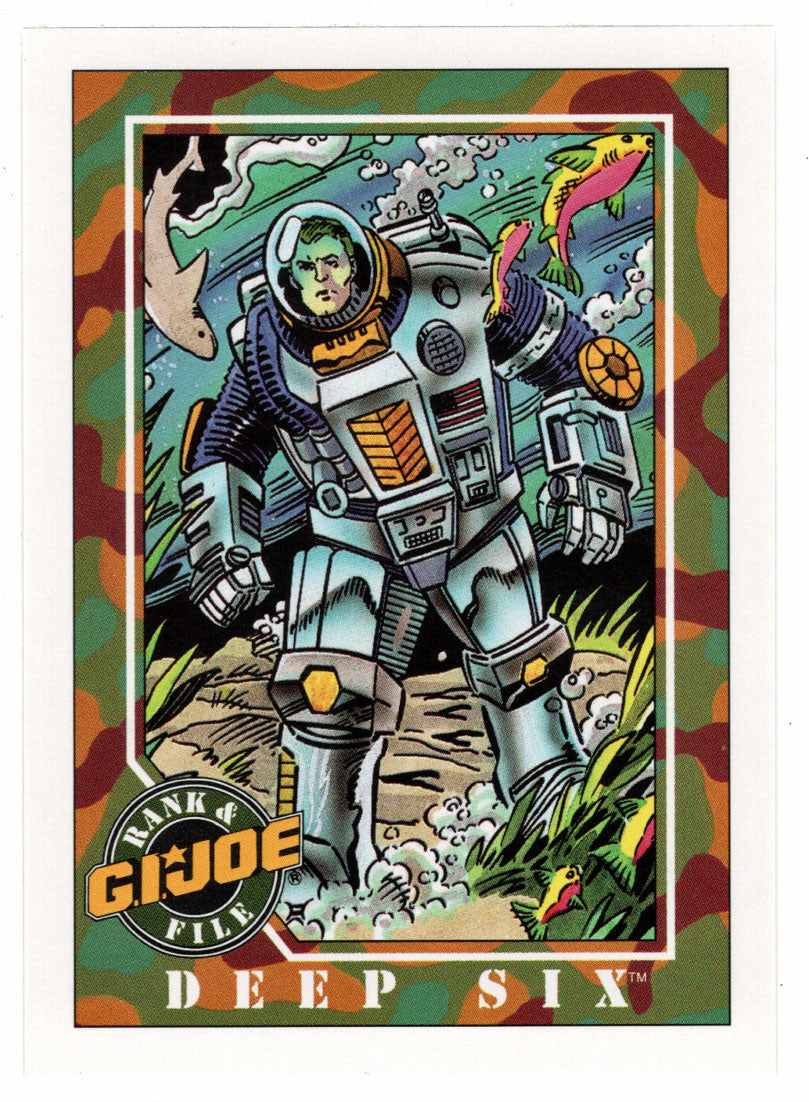 Deep Six - G.I. Joe Series 1 - 1991 Impel # 27 - Mint
