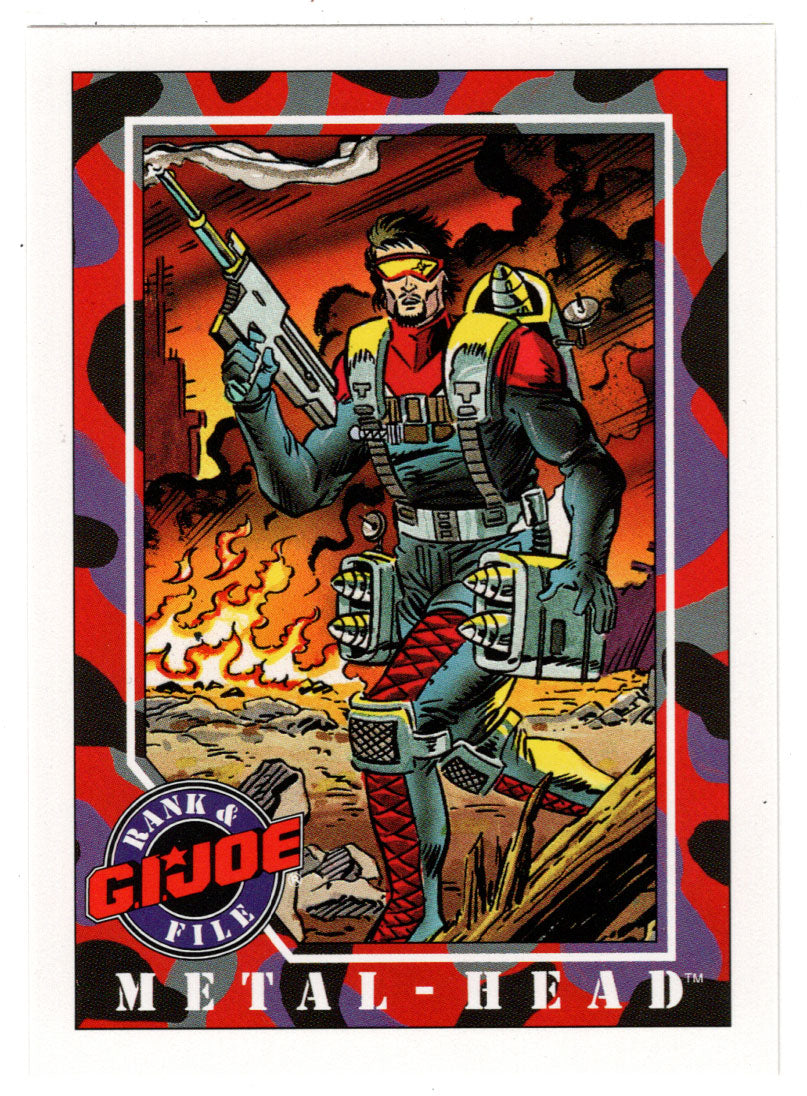Metal-Head - G.I. Joe Series 1 - 1991 Impel # 34 - Mint