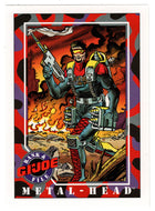 Metal-Head - G.I. Joe Series 1 - 1991 Impel # 34 - Mint