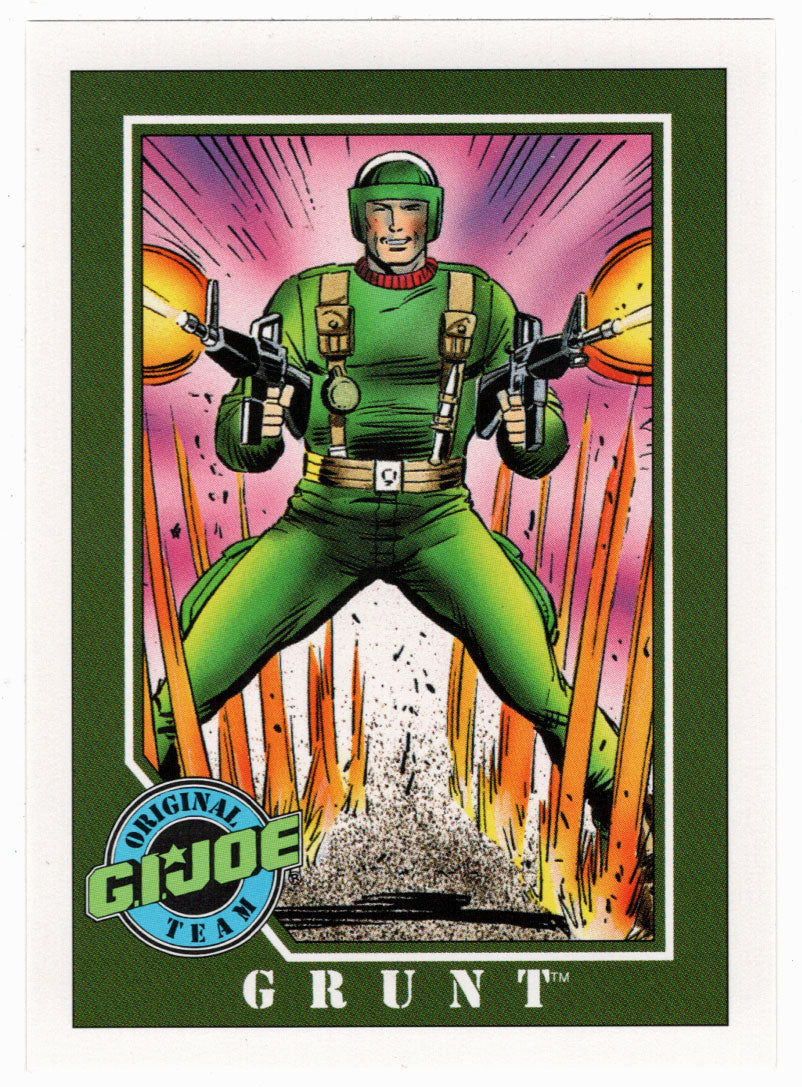 Grunt - G.I. Joe Series 1 - 1991 Impel # 43 - Mint