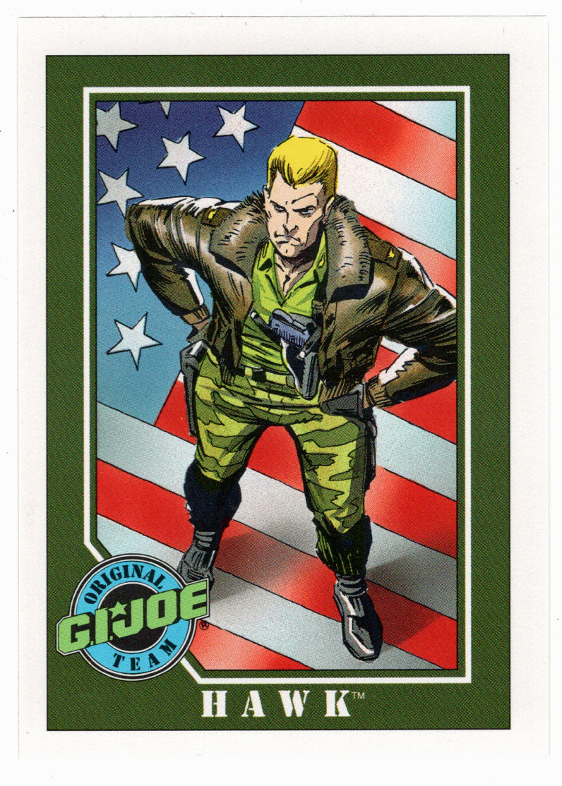 Hawk - G.I. Joe Series 1 - 1991 Impel # 53 - Mint