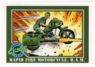 R.A.M. Rapid Fire Motorcycle - G.I. Joe Series 1 - 1991 Impel # 55 - Mint