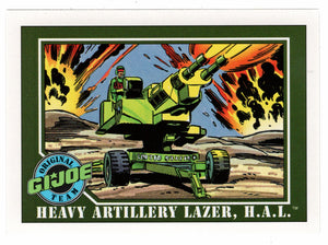 H.A.L. Heavy Artillery Lazer - G.I. Joe Series 1 - 1991 Impel # 58 - Mint