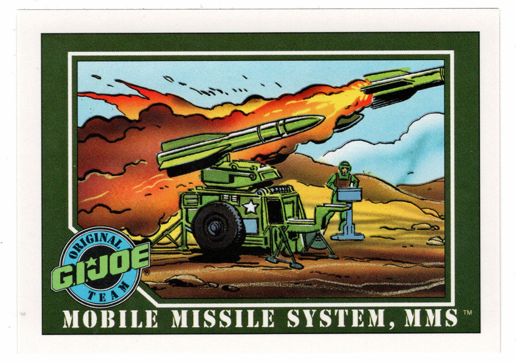 MMS Mobile Missile System - G.I. Joe Series 1 - 1991 Impel # 59 - Mint