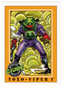 Toxo-Viper I - G.I. Joe Series 1 - 1991 Impel # 77 - Mint