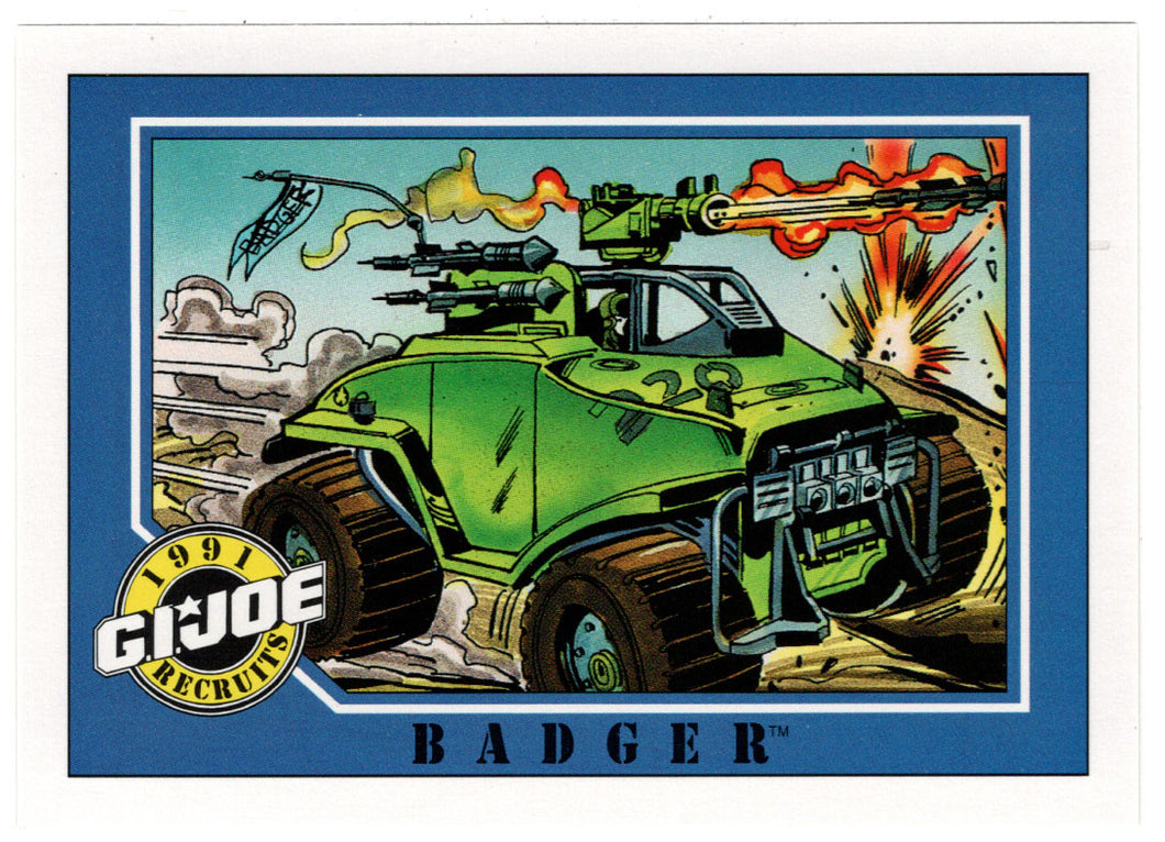 Badger - G.I. Joe Series 1 - 1991 Impel # 111 - Mint