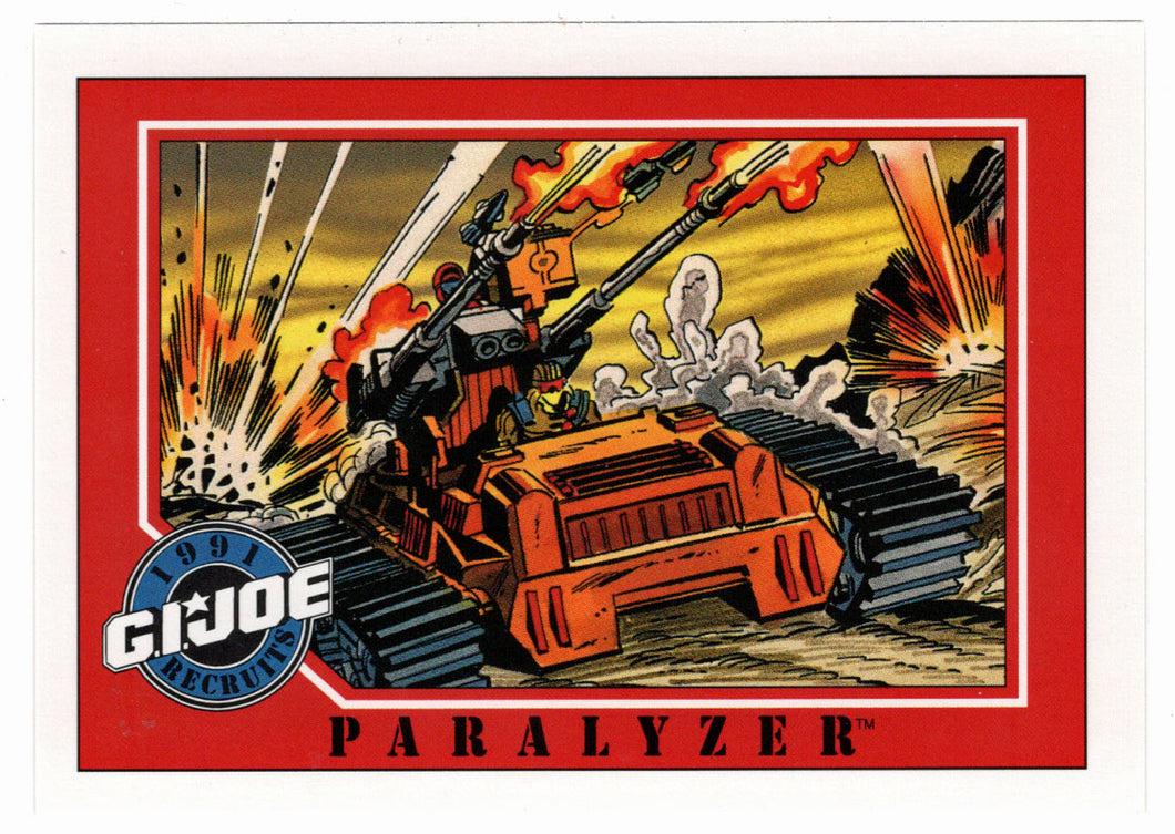 Paralyzer - G.I. Joe Series 1 - 1991 Impel # 112 - Mint