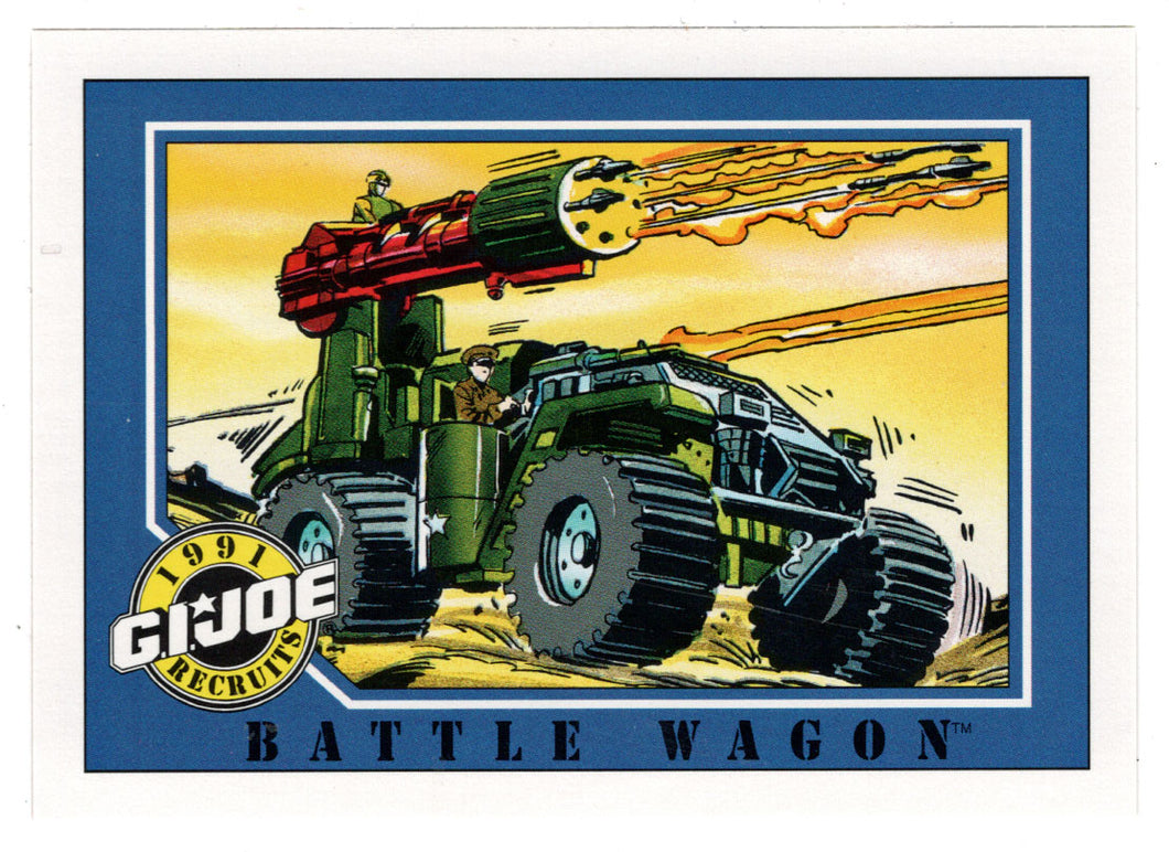 Battle Wagon - G.I. Joe Series 1 - 1991 Impel # 116 - Mint
