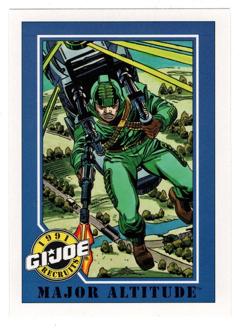 Major Altitute - G.I. Joe Series 1 - 1991 Impel # 118 - Mint