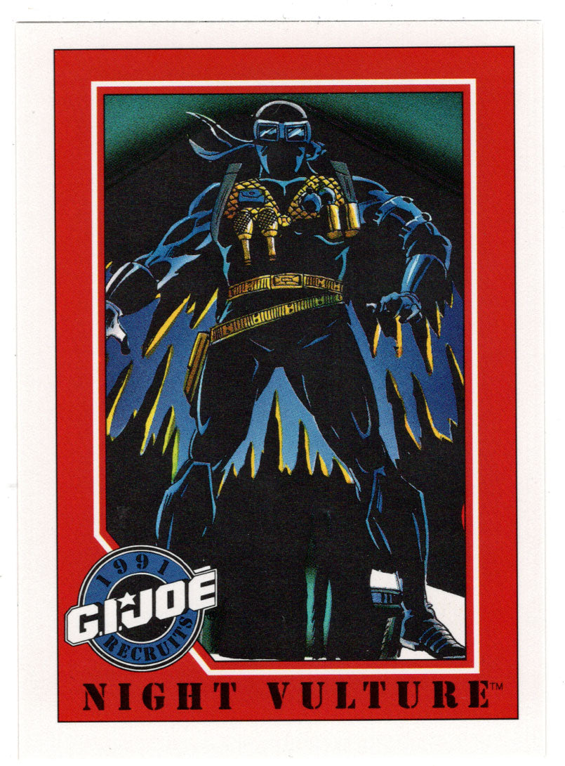 Night Vulture - G.I. Joe Series 1 - 1991 Impel # 120 - Mint