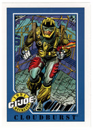 Cloudburst - G.I. Joe Series 1 - 1991 Impel # 121 - Mint