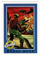 Heavy Duty - G.I. Joe Series 1 - 1991 Impel # 125 - Mint