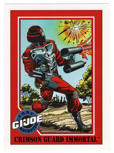 Crimson Guard Immortal - G.I. Joe Series 1 - 1991 Impel # 126 - Mint