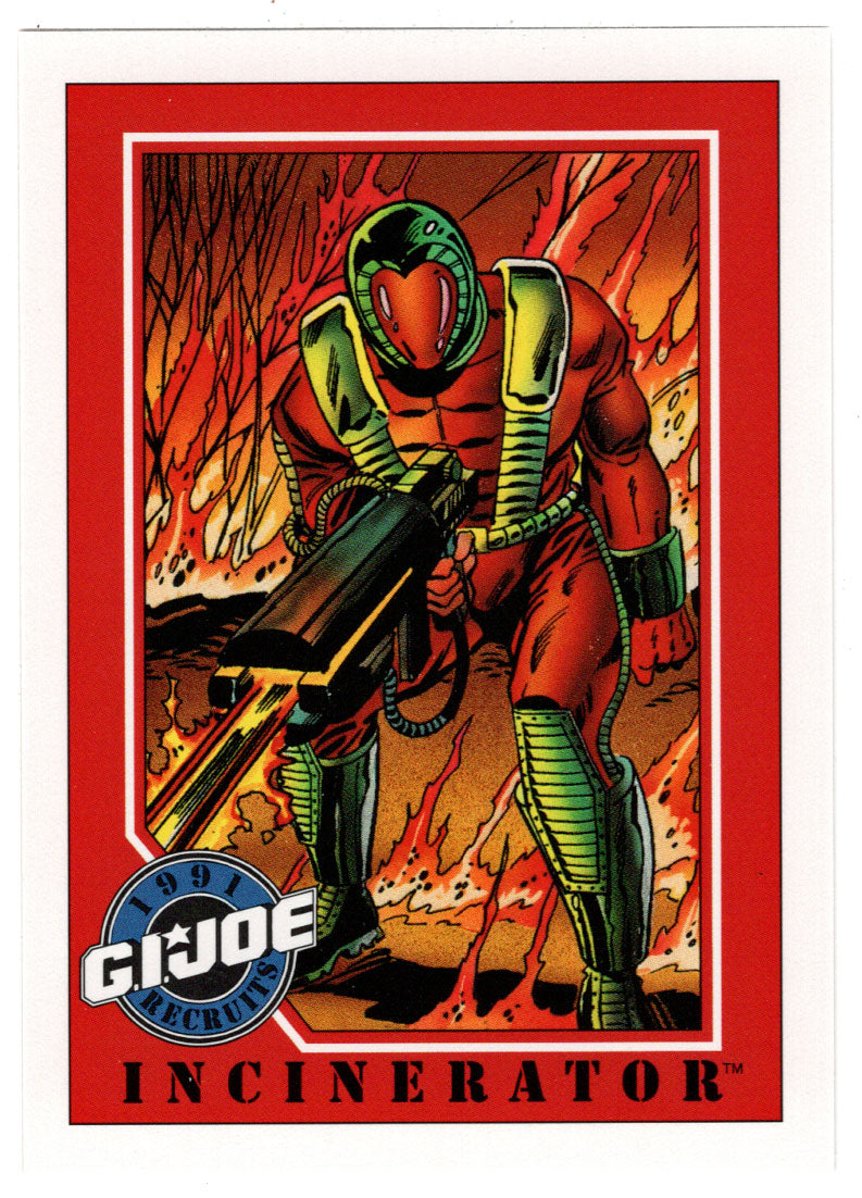 Incinerator - G.I. Joe Series 1 - 1991 Impel # 127 - Mint