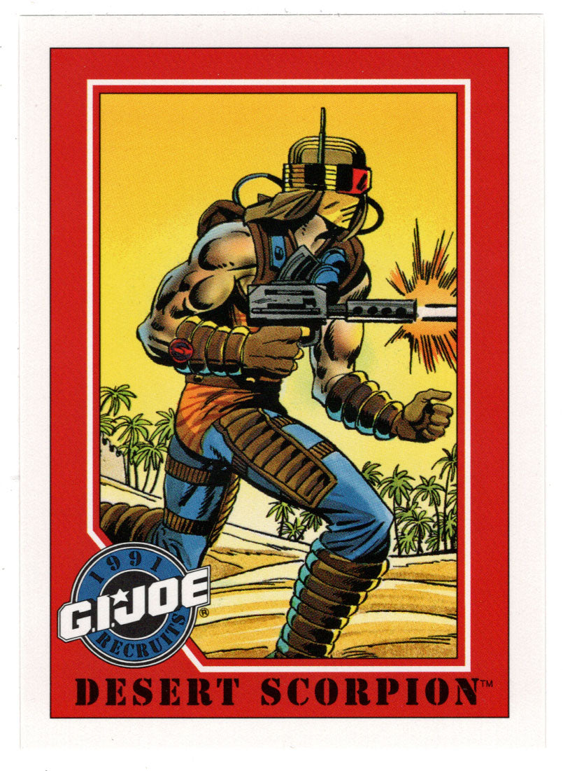 Desert Scorpion - G.I. Joe Series 1 - 1991 Impel # 130 - Mint