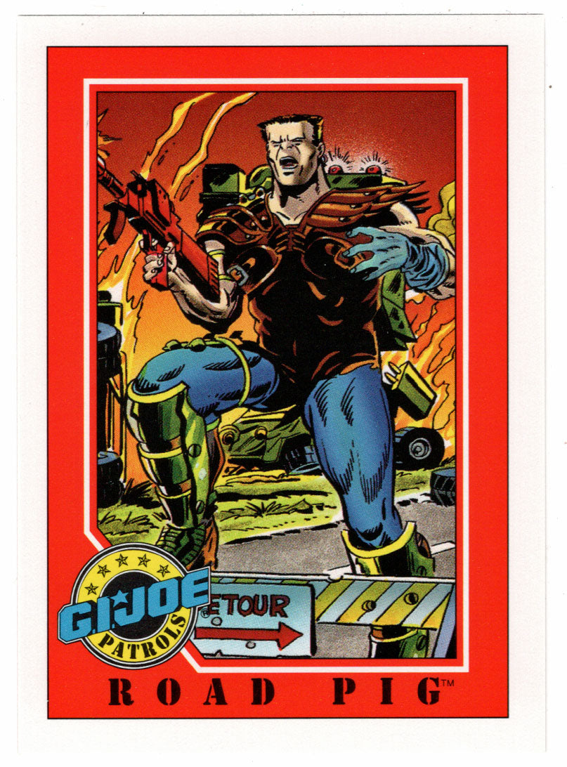 Road Pig - G.I. Joe Series 1 - 1991 Impel # 147 - Mint