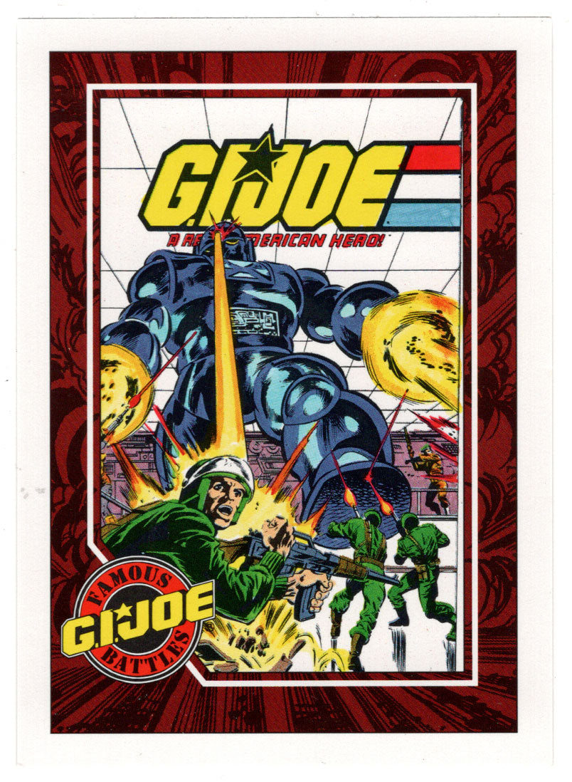 Battle of Cobra Robot in Pit I - G.I. Joe Series 1 - 1991 Impel # 152 - Mint