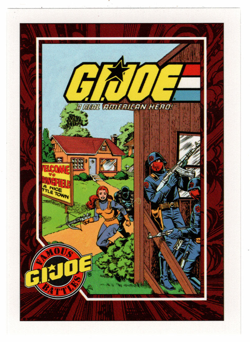First Battle of Springfield - G.I. Joe Series 1 - 1991 Impel # 157 - Mint