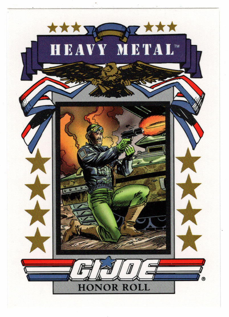 Heavy Metal - G.I. Joe Series 1 - 1991 Impel # 185 - Mint