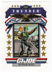 Thunder - G.I. Joe Series 1 - 1991 Impel # 186 - Mint