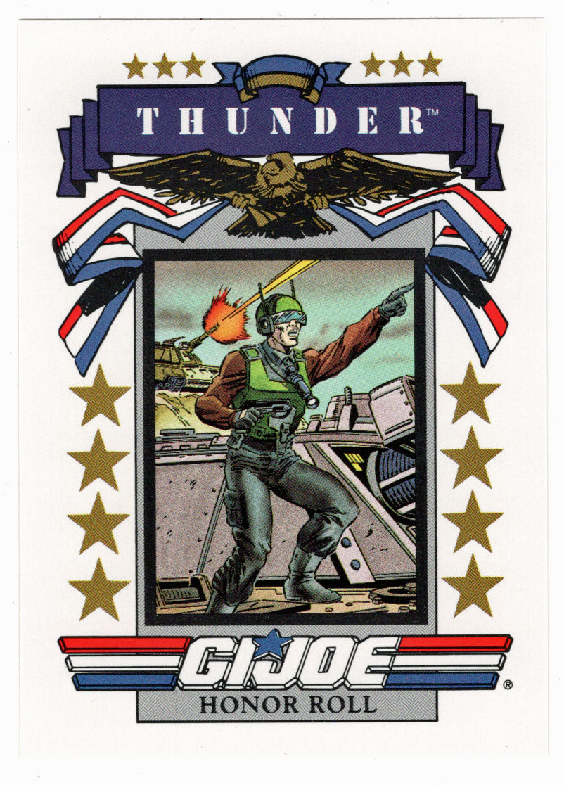 Thunder - G.I. Joe Series 1 - 1991 Impel # 186 - Mint