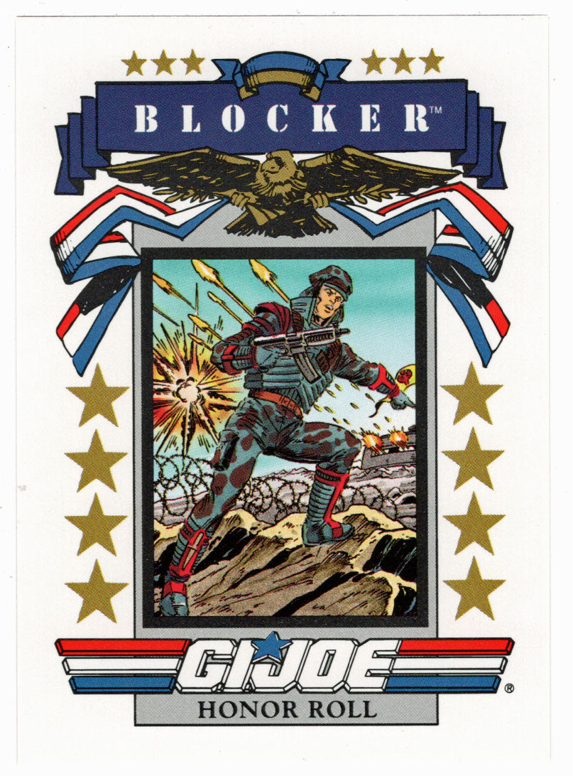 Blocker - G.I. Joe Series 1 - 1991 Impel # 188 - Mint