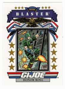 Blaster - G.I. Joe Series 1 - 1991 Impel # 190 - Mint