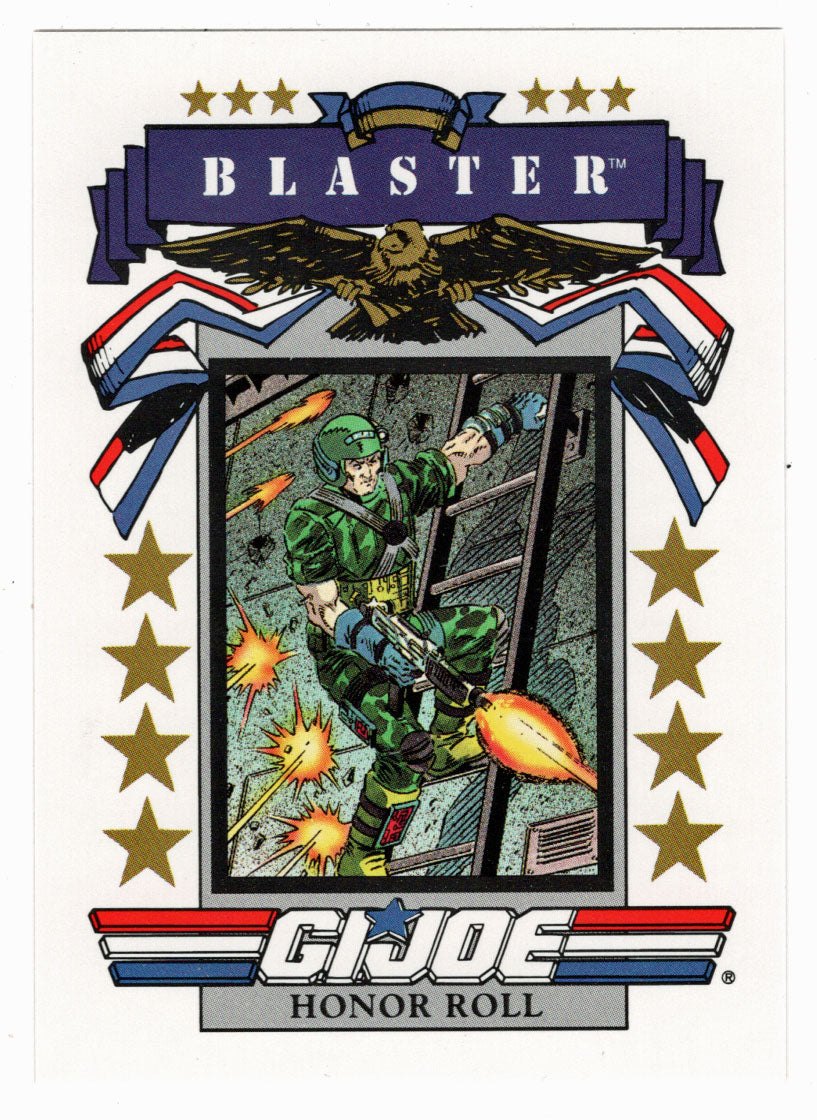 Blaster - G.I. Joe Series 1 - 1991 Impel # 190 - Mint