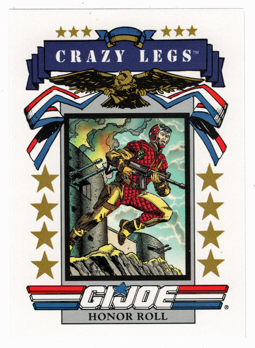 Crazy Legs - G.I. Joe Series 1 - 1991 Impel # 191 - Mint