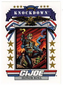 Knockdown - G.I. Joe Series 1 - 1991 Impel # 193 - Mint