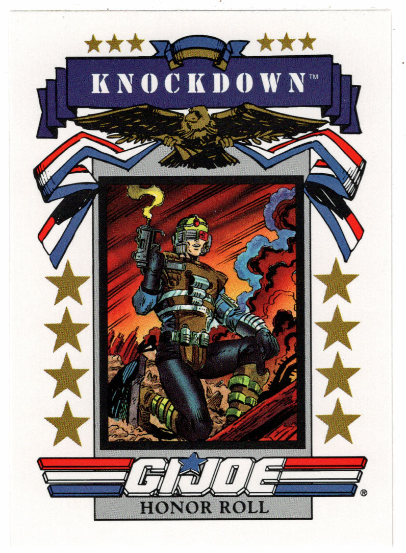 Knockdown - G.I. Joe Series 1 - 1991 Impel # 193 - Mint