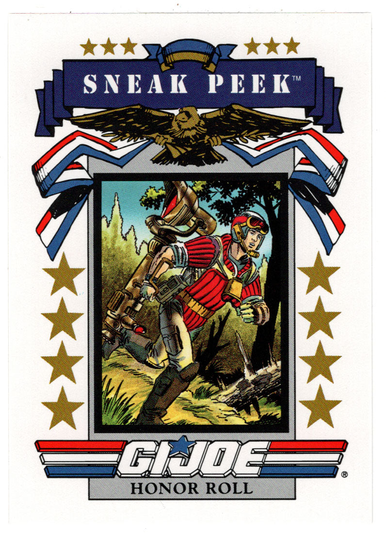 Sneak Peek - G.I. Joe Series 1 - 1991 Impel # 195 - Mint