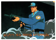 Security Head - Xanatos Enterprises (Trading Card) Gargoyles Collector Card - 1995 Skybox # 64 - Mint