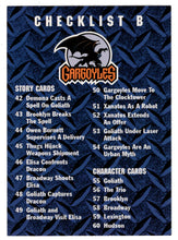 Load image into Gallery viewer, Checklist B (Trading Card) Gargoyles Collector Card - 1995 Skybox # 90 - Mint
