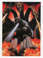 Godzilla - King of Monsters - Promo - Godzilla and King Ghidorah (Trading Card) 2006 Comic Images # P1 - Mint