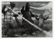 Godzilla - King of Monsters - Promo - Gaborah, Godzilla, Minya (Trading Card) 2006 Comic Images # P3 - Mint
