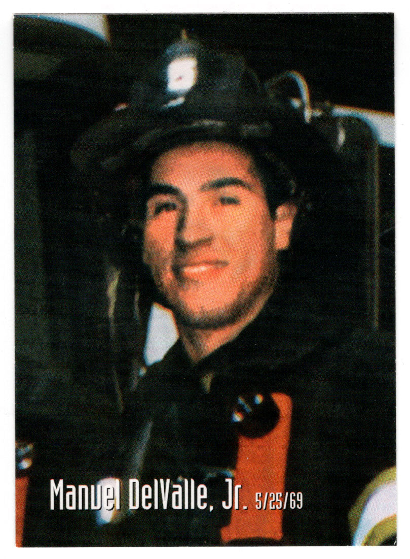 Manuel DelValle, Jr. (Trading Card) Heroes of the World Trade Center Memorial - Tribute - 2002 Chestnut Publications # 11 - Mint