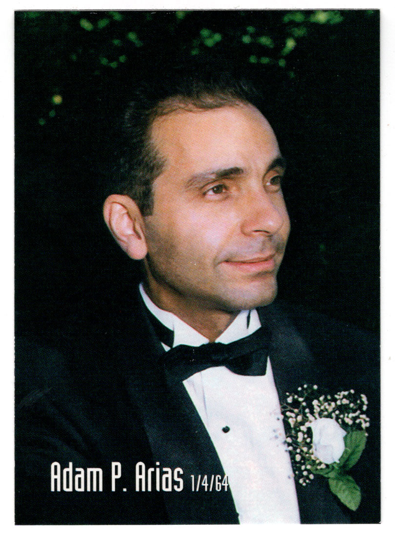 Adam P. Arias (Trading Card) Heroes of the World Trade Center Memorial - Tribute - 2002 Chestnut Publications # 14 - Mint