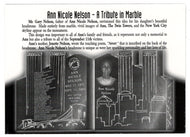 Ann Nicole Nelson - A Tribute in Marble (Trading Card) Heroes of the World Trade Center Memorial - Tribute - 2002 Chestnut Publications # 38 - Mint
